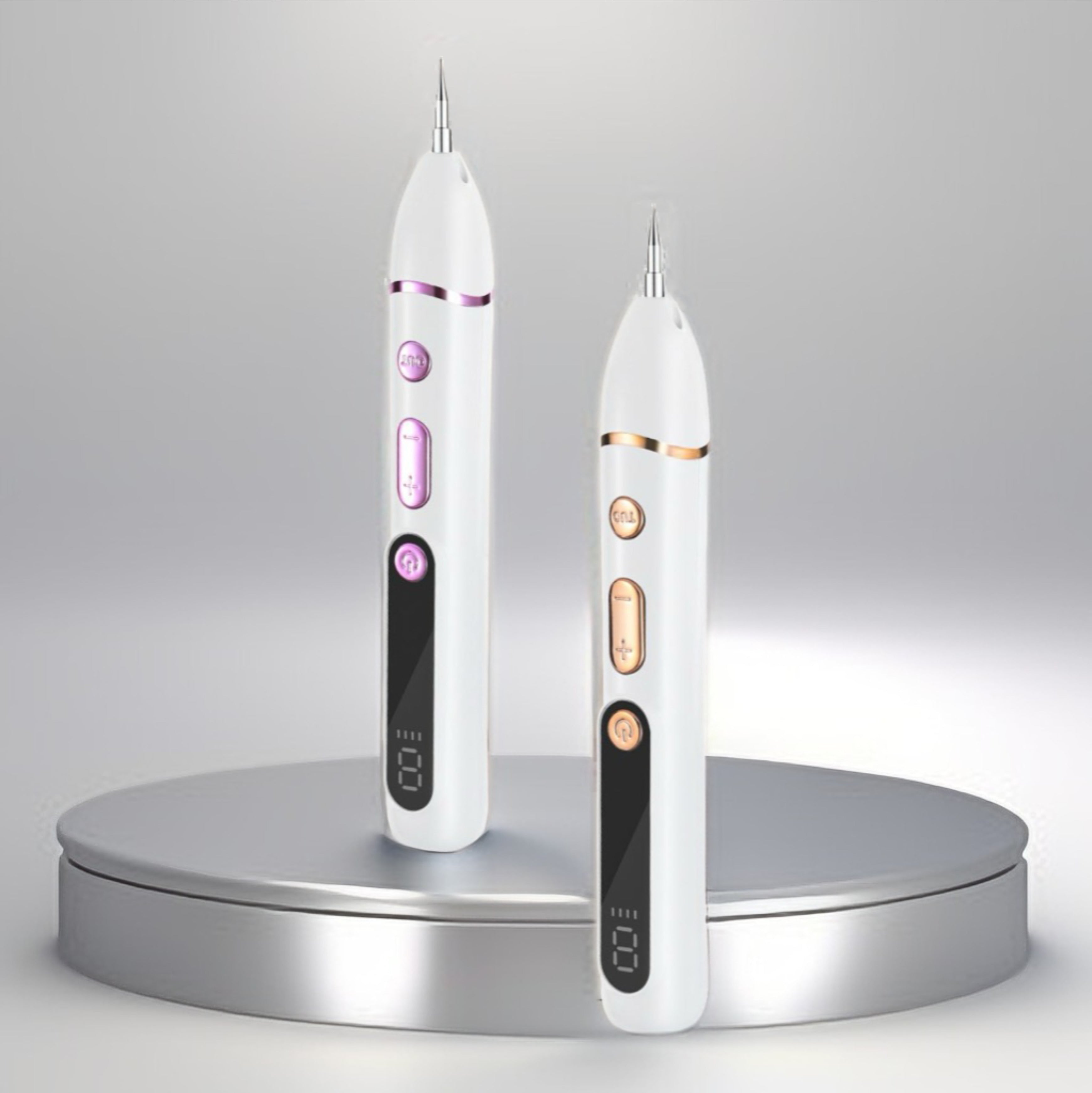 GQRT Smart LCD Beauty Pen – Lightweight Cordless Rechargeable Skincare Device for Facial Cleansing & Blackhead Removal with Bonus Tweezers. Optional SKU: Visual Pore-Checking Blackhead Device (No Tweezers), Ideal Gift for Her.
