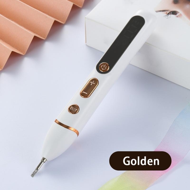GQRT Smart LCD Beauty Pen – Lightweight Cordless Rechargeable Skincare Device for Facial Cleansing & Blackhead Removal with Bonus Tweezers.