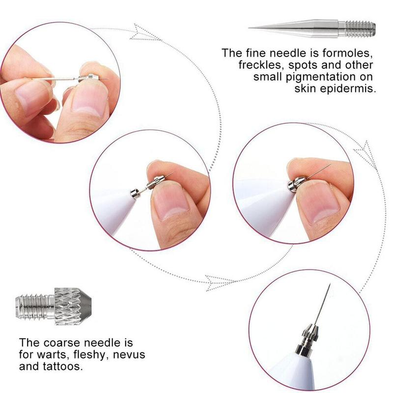 GQRT Smart LCD Beauty Pen – Lightweight Cordless Rechargeable Skincare Device for Facial Cleansing & Blackhead Removal with Bonus Tweezers.